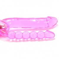 Double Ended Vibrator Multi-Speed Pink